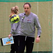 Ovidiu Mihăilă, la antrenamentul oficial al României dinaintea meciului cu Japonia FOTO: Ionuţ Iordache (GSP)