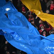 Scenografia sârbilor la Steaua Roșie - FCSB