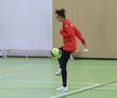Sorina Grozav, la antrenamentul oficial al României dinaintea meciului cu Japonia FOTO: Ionuţ Iordache (GSP)