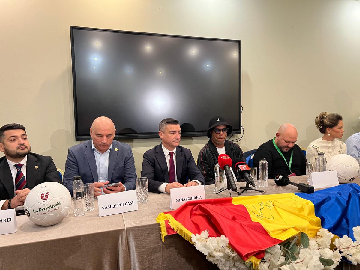 Ronaldinho a ajuns la Iași pentru meciul demonstrativ