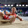 Wang Jianan (China), campion mondial la săritura în lungime în 2022  / Foto: Guliver / Getty Images