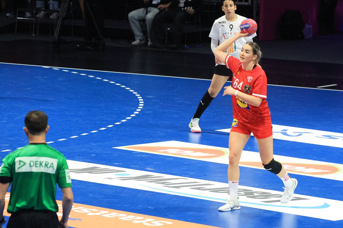 Imagini de la meciul Austria - Egipt 29-20