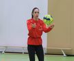 Sorina Grozav, la antrenamentul oficial al României dinaintea meciului cu Japonia FOTO: Ionuţ Iordache (GSP)