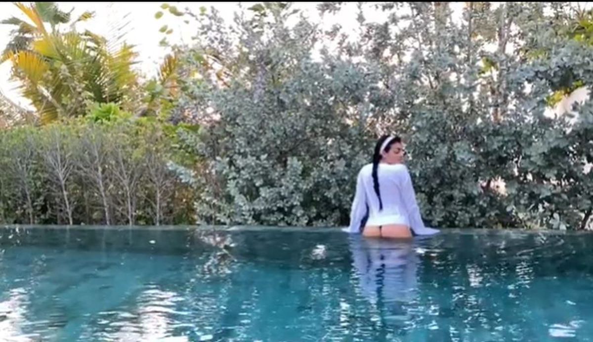 VIDEO + FOTO Georgina Rodriguez, partenera lui Cristiano Ronaldo, filmare provocatoare în vacanța din Dubai. Peste 6 milioane de aprecieri pe Instagram!