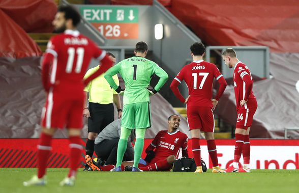 Alarmă la Liverpool » Încă un stoper accidentat! Klopp a mai rămas cu un fundaș de conjunctură și cu doi tineri!