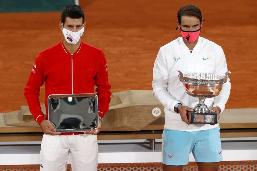Nadal l-a surclasat pe Djokovic în finala de la Roland Garros din  acest an. foto: Guliver/Getty Images