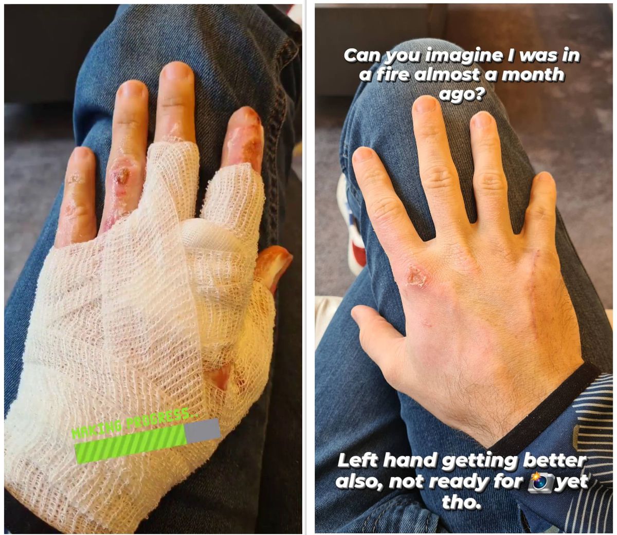 Accident - Mașina lui Romain Grosjean a luat foc. 29.11.2020