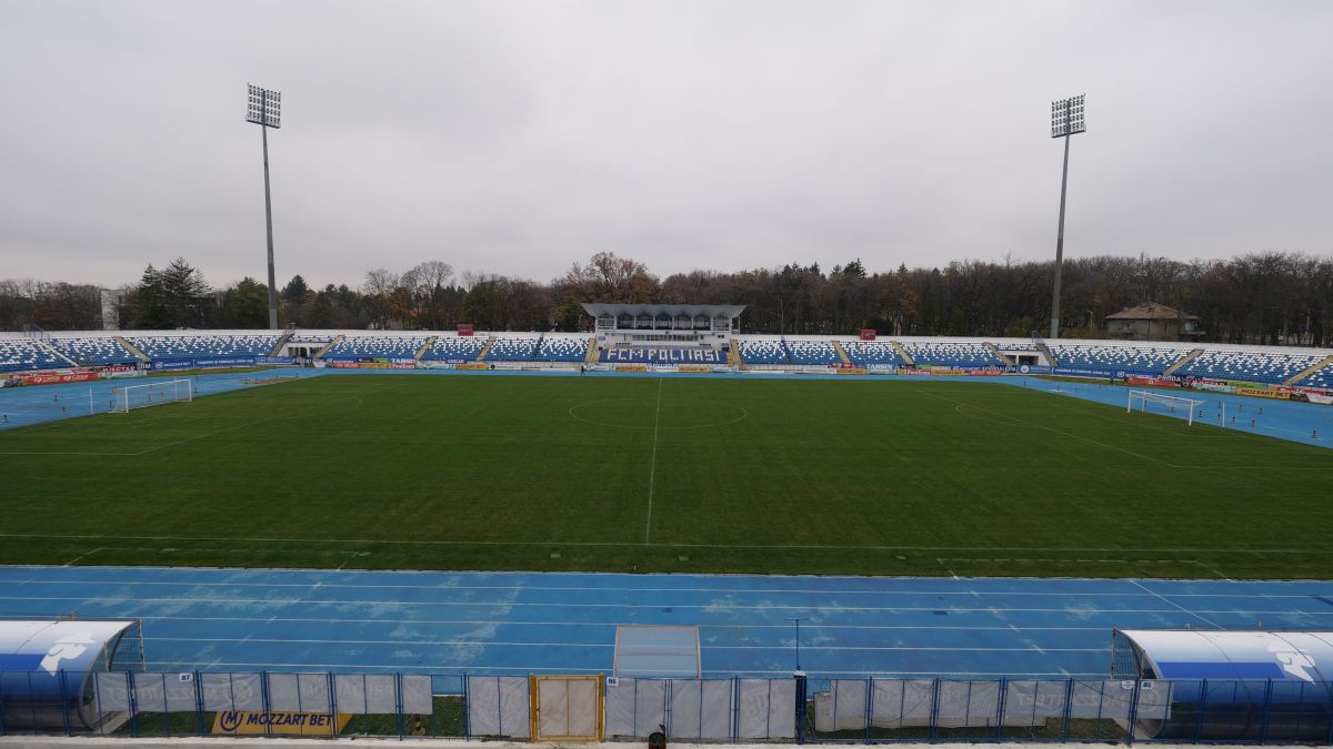 Cum arată stadionul lui Poli Iași - decembrie 2022
