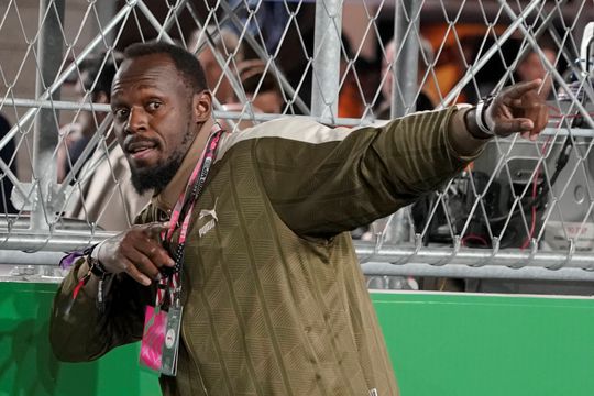 Usain Bolt în 2023 pozând cum o făcea pe vremuri FOTO Imago Images