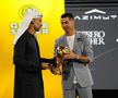 Cristiano Ronaldo a primit două trofee la gala Globe Soccer Awards de la Dubai / Foto: X