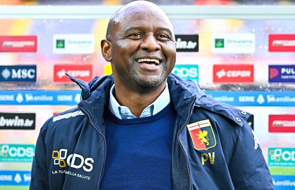 Patrick Vieira, primul succes la Genoa după venirea lui Dan Șucu! Ce a declarat