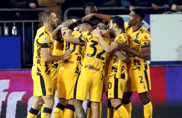 Inter s-a impus fără emoții la Cagliari și a trecut peste Atalanta în clasament » Cât a jucat Răzvan Marin