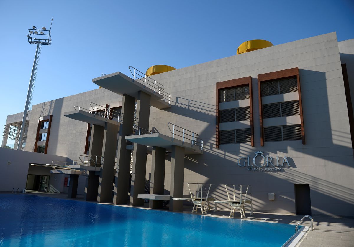 Gloria Sports Arena, doar antrenamente