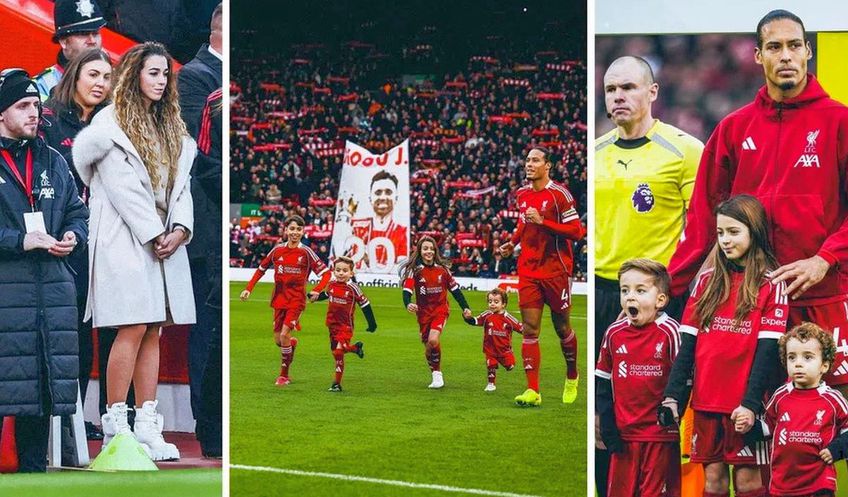 FOTO Văduva lui Diogo Jota, revenire emoționantă pe Anfield » Imaginile fac înconjurul internetului