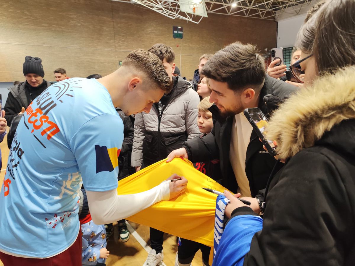 Louis Munteanu, la al doilea meci demonstrativ la CSM Vaslui / foto: Facebook