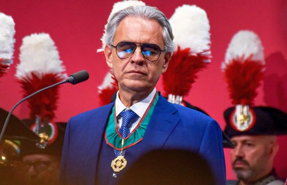 Andrea Bocelli a orbit definitiv în urma unei lovituri pe terenul de fotbal! Un episod special din seria Artă și Sport