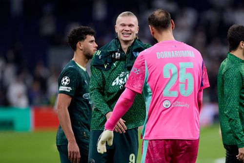 Cântarul lui Pep Guardiola a ajuns subiect de glume » Cum a râs Erling Haaland de Gianluigi Donnarumma!