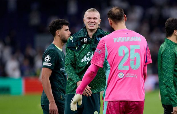 Cântarul lui Pep Guardiola a ajuns subiect de glume » Cum a râs Erling Haaland de Gianluigi Donnarumma!
