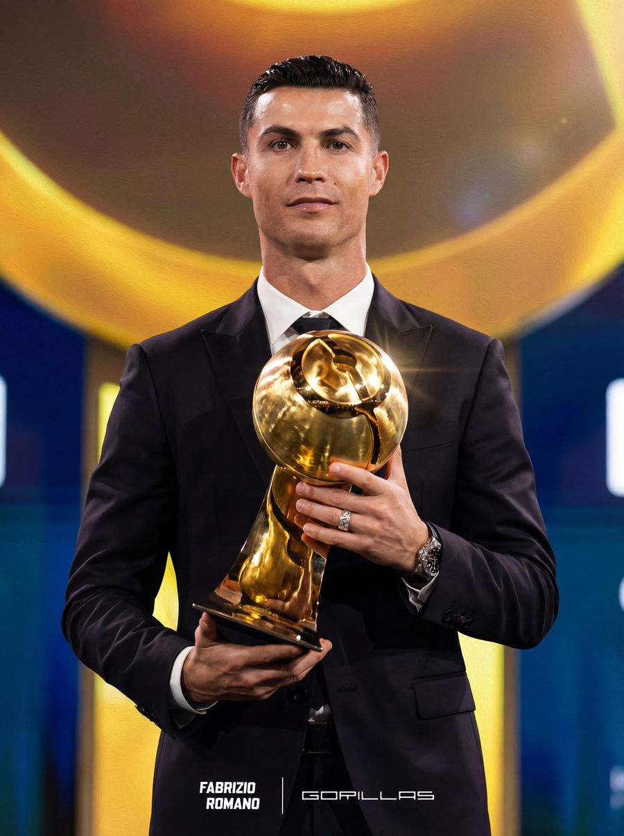 Toate premiile de la gala Globe Soccer Awards » Cine a fost desemnat Fotbalistul Anului + Promisiunea lui Ronaldo: „Știți care e obiectivul meu”