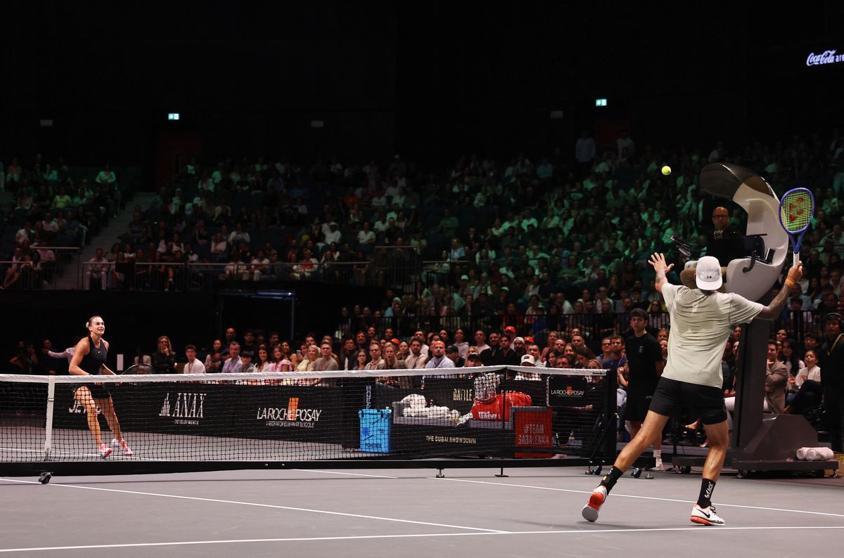 Ciocnirea Sabalenka - Kyrgios, prima „Bătălie a sexelor” din acest secol, tranșată în 77 de minute » Aryna, intrare de zile mari: „Pregătisem altceva”