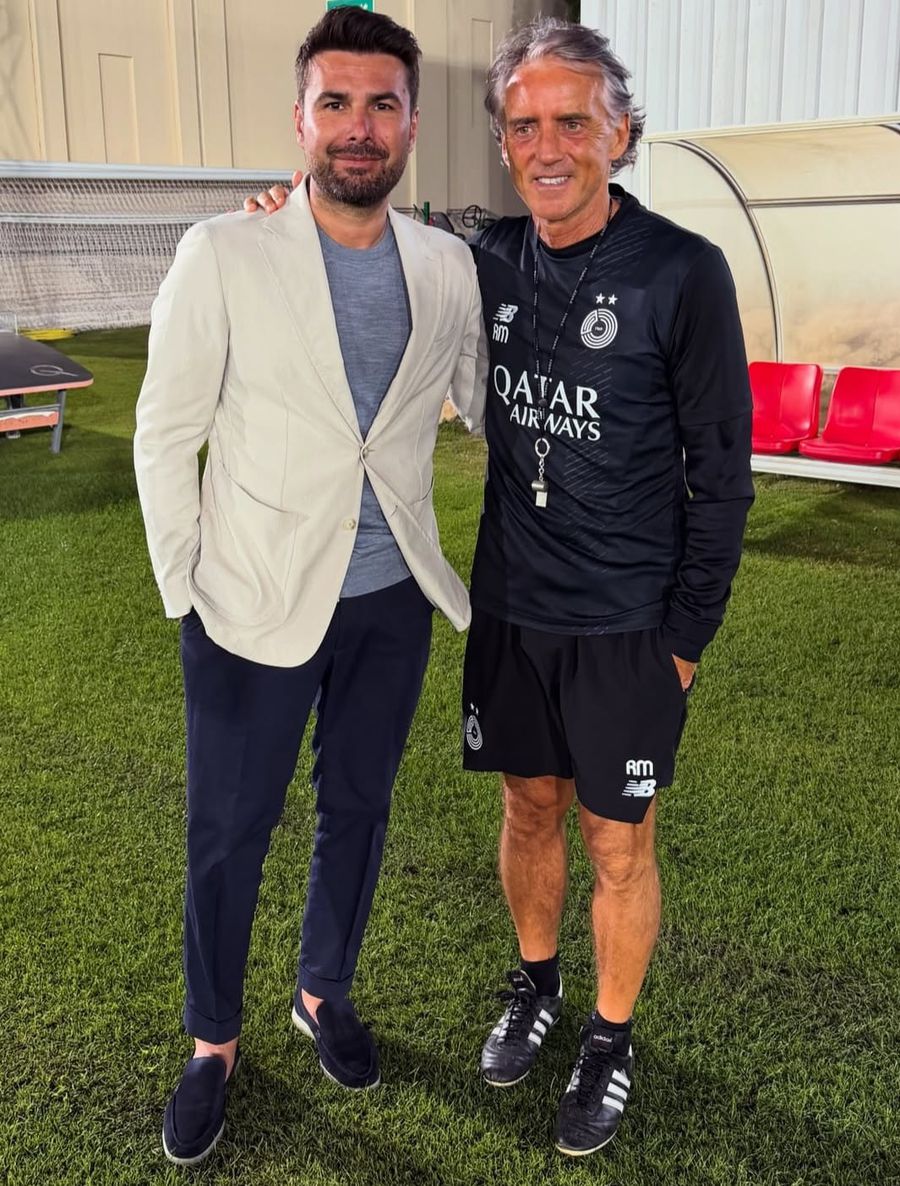„Coșmar” pentru roș-albaștri, erou pentru „câini”! Adrian Mutu s-a întâlnit cu el la Doha: „O zi frumoasă”