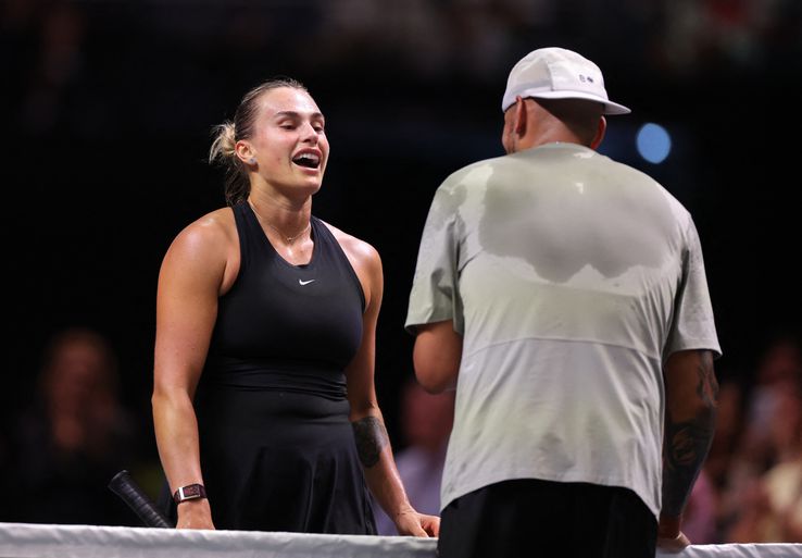 Aryna Sabalenka - Nick Kyrgios, „Bătălia sexelor” la Dubai / Foto: Getty Images