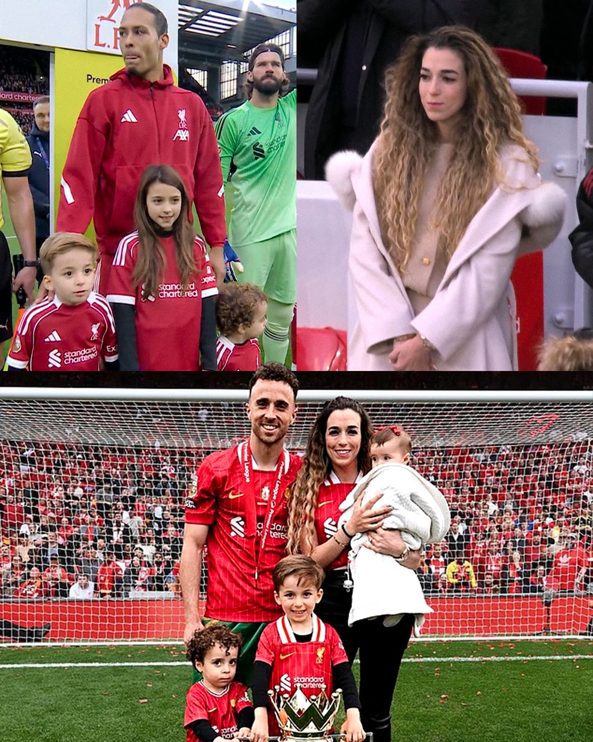 Moment de mare emoție pe Anfield: copiii lui Diogo Jota au intrat pe teren