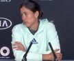 VIDEO Garbine Muguruza a rămas mască după o întrebare la conferința de presă: „Comă? E cam dur!”
