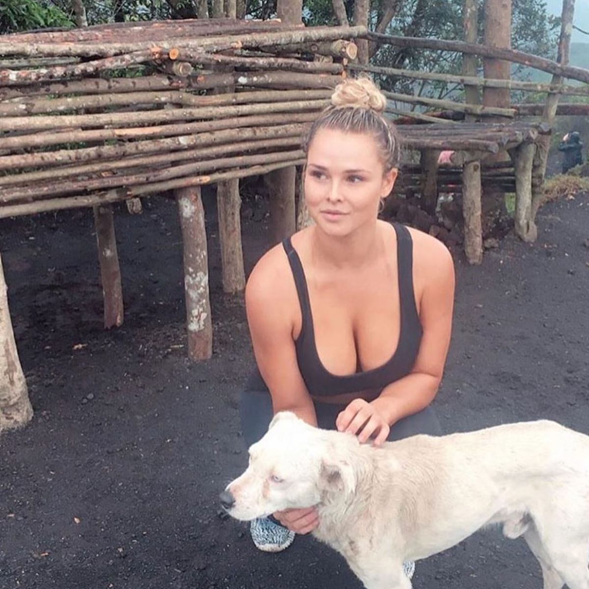 FOTO Ipostază inedită pentru Kinsey Wolanski, fotomodelul care a intrat pe teren în timpul finalei Ligii Campionilor