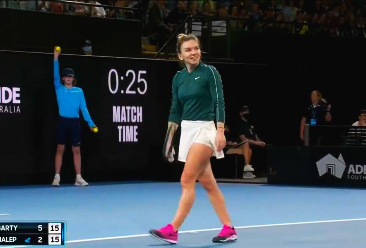 VIDEO Simona Halep, execuție de geniu în meciul cu Ashleigh Barty! Tweener din spatele liniei
