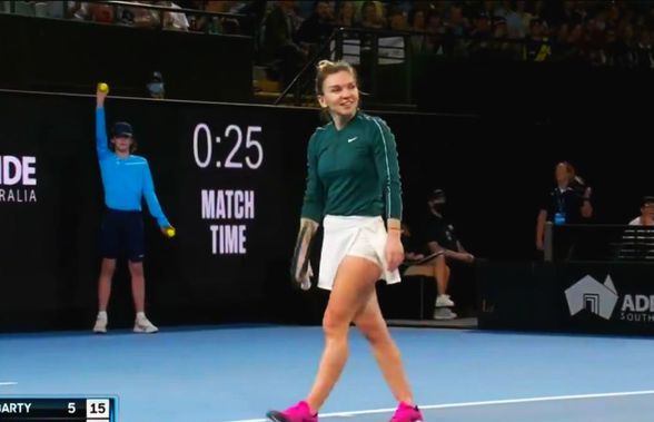 VIDEO Simona Halep, execuție de geniu în meciul cu Ashleigh Barty! Tweener din spatele liniei