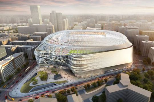 Noul stadion Santiago Bernabeu, foto: AS.com