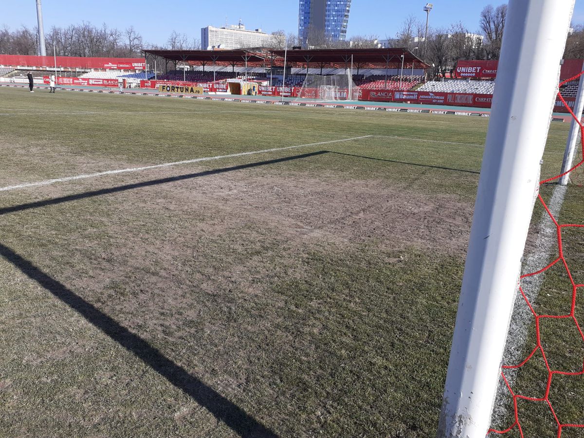 GSP a vizitat stadionul lui Dinamo cu o zi înainte de Derby de România » Cum arată gazonul