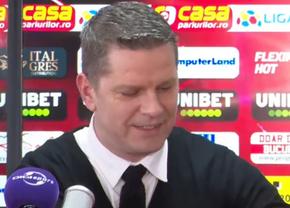 Fază amuzantă în conferința lui Stoican: „Virează la dreapta” » Ce spune despre derby-ul cu FCSB: „Va fi un meci bărbătesc”