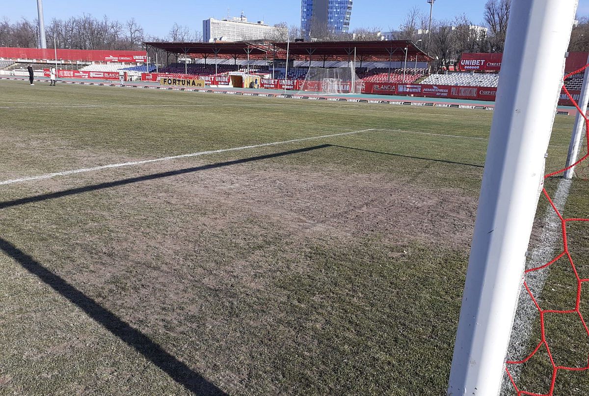 GSP a vizitat stadionul lui Dinamo cu o zi înainte de Derby de România » Cum arată gazonul