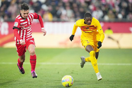 În dreapta, Ousmane Dembele, Barcelona // foto: Guliver/gettyimages