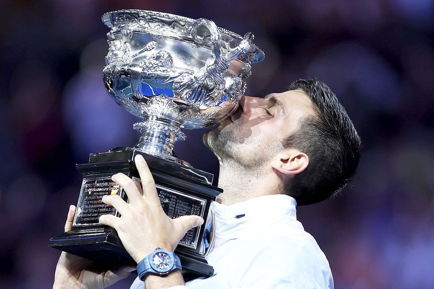 Novak Djokovic, după finala Australian Open // sursă foto: Guliver/gettyimages