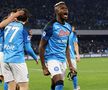 Napoli a învins-o pe AS Roma, scor 2-1, în cel mai tare meci al rundei #20 din Serie A și își consolidează fotoliul de lider.