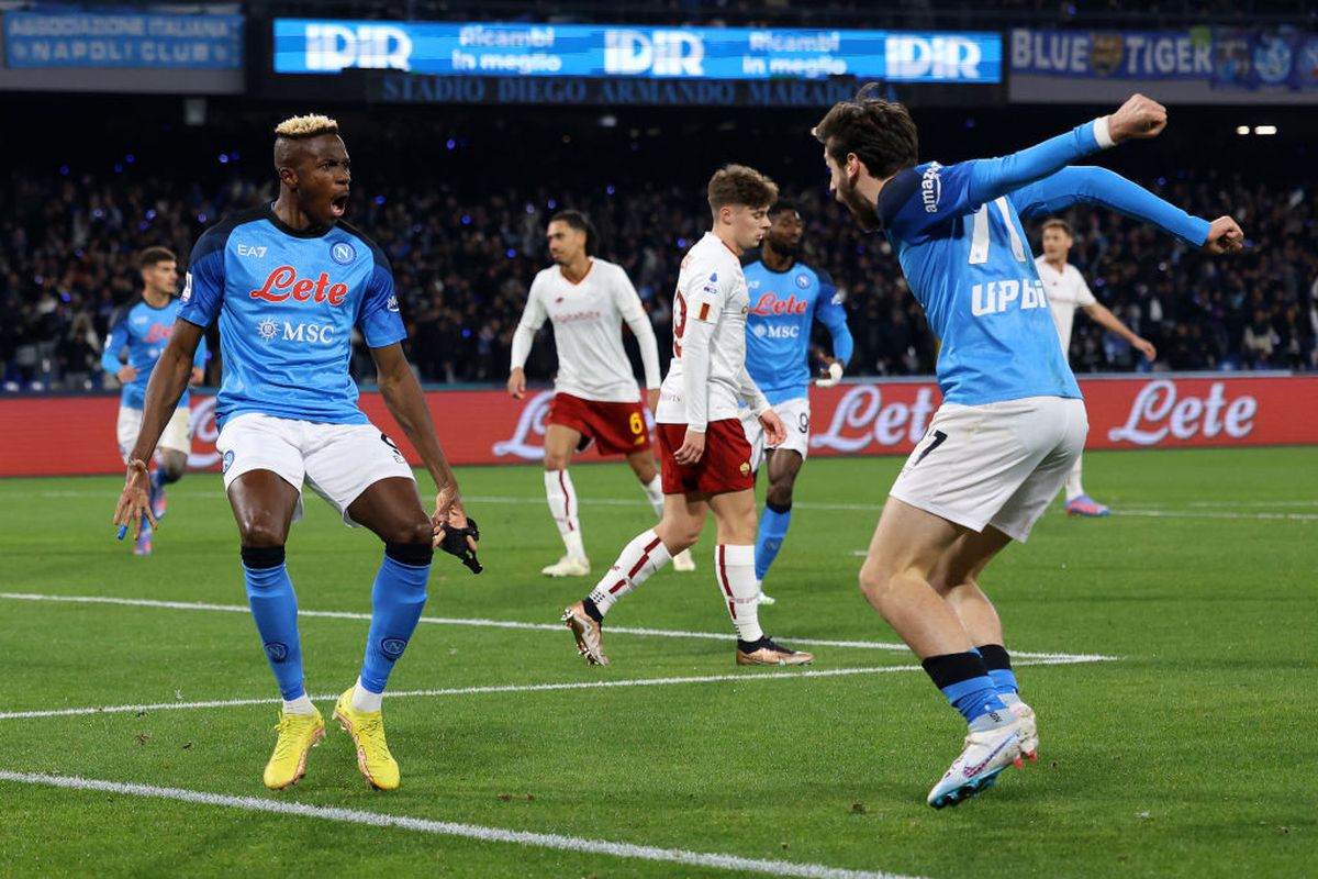 Napoli - AS Roma, derby în Serie A