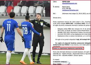 Dovada prin care FCU Craiova vrea să scape de 0-3 la „masa verde” » Ce specifică regulamentul