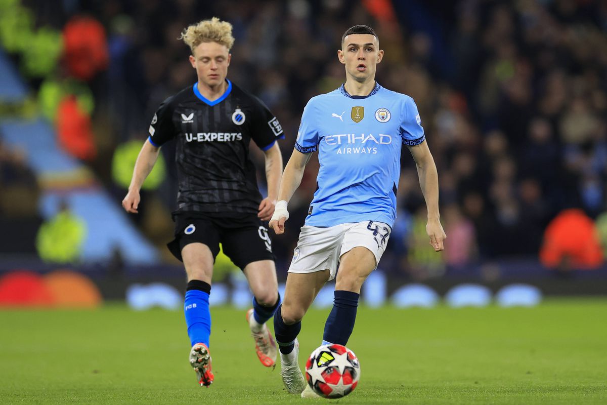 Manchester City a tremurat teribil în Liga Campionilor, dar a produs remontada în repriza a doua » Brugge se califică și ea în play-off