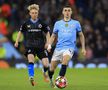 Manchester City a tremurat teribil în Liga Campionilor, dar a produs remontada în repriza a doua » Brugge se califică și ea în play-off