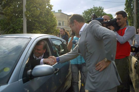 Dinu Gheorghe și Gigi Becali