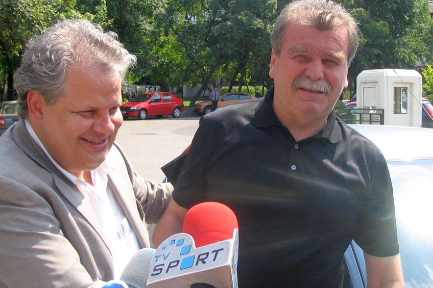 Jean Valvis și Dinu Gheorghe, în urmă cu 20 de ani / Sursă foto: Arhivă Gazeta Sporturilor
