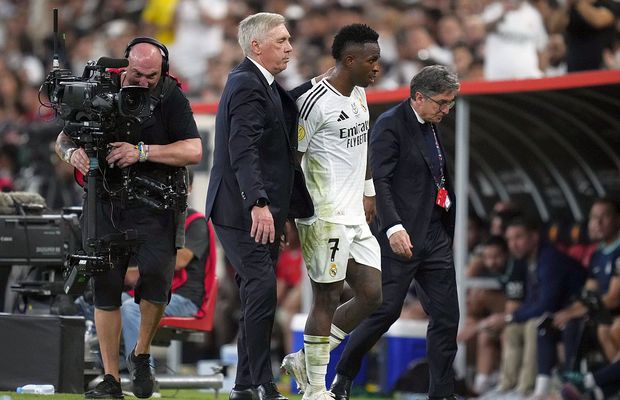 Ce răspuns a dat Carlo Ancelotti când a fost întrebat despre viitorul lui Vinicius, curtat de cluburile din Arabia Saudită: „Cred că asta va alege”