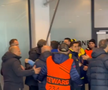 Scandal la pauza meciului FCSB - Fenerbahce // Capturi FOTO: Digi Sport