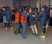 Scandal la pauza meciului FCSB - Fenerbahce // Capturi FOTO: Digi Sport