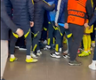 Scandal la pauza meciului FCSB - Fenerbahce // Capturi FOTO: Digi Sport