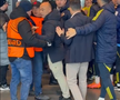 Scandal la pauza meciului FCSB - Fenerbahce // Capturi FOTO: Digi Sport
