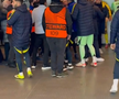 Scandal la pauza meciului FCSB - Fenerbahce // Capturi FOTO: Digi Sport
